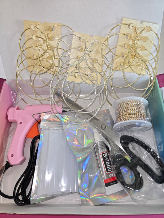 DIY Denim & Diamonds Kit - Dripping N Diamonds  | Earrings,