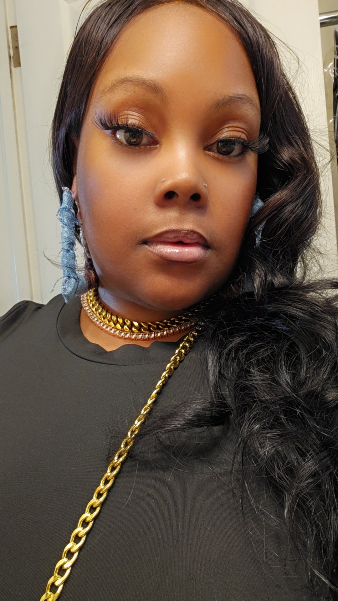 Denim Earrings - Dripping N Diamonds  | Earrings,