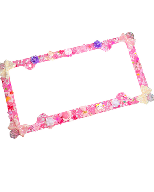 Junk License Plate Frames - Dripping N Diamonds  | License Plate frame,