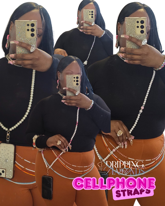 Handmade Cell Phone Straps & Lanyards - Dripping N Diamonds  | ,