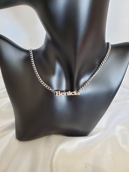 Custom Sideways Necklace - Dripping N Diamonds  | Necklace,