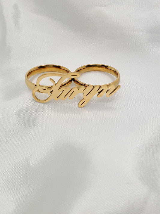 Double Finger Custom Ring - Dripping N Diamonds  | Ring,
