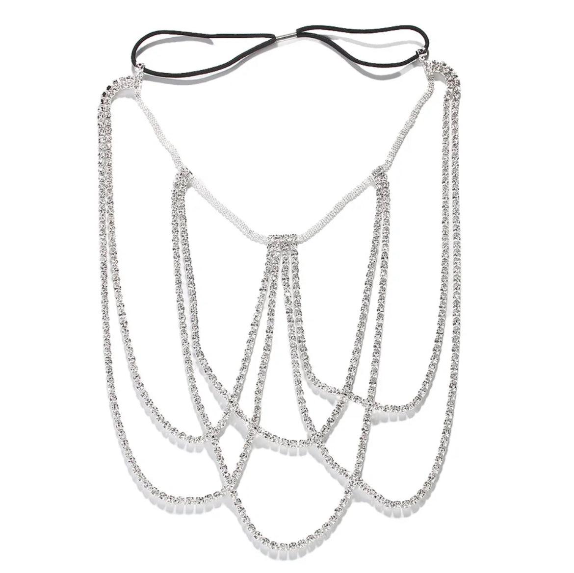 Icy Girl Thigh Jewelry - Dripping N Diamonds  | Necklace,
