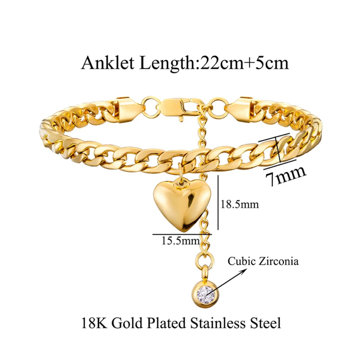 Lashae Anklets - Dripping N Diamonds  | ,