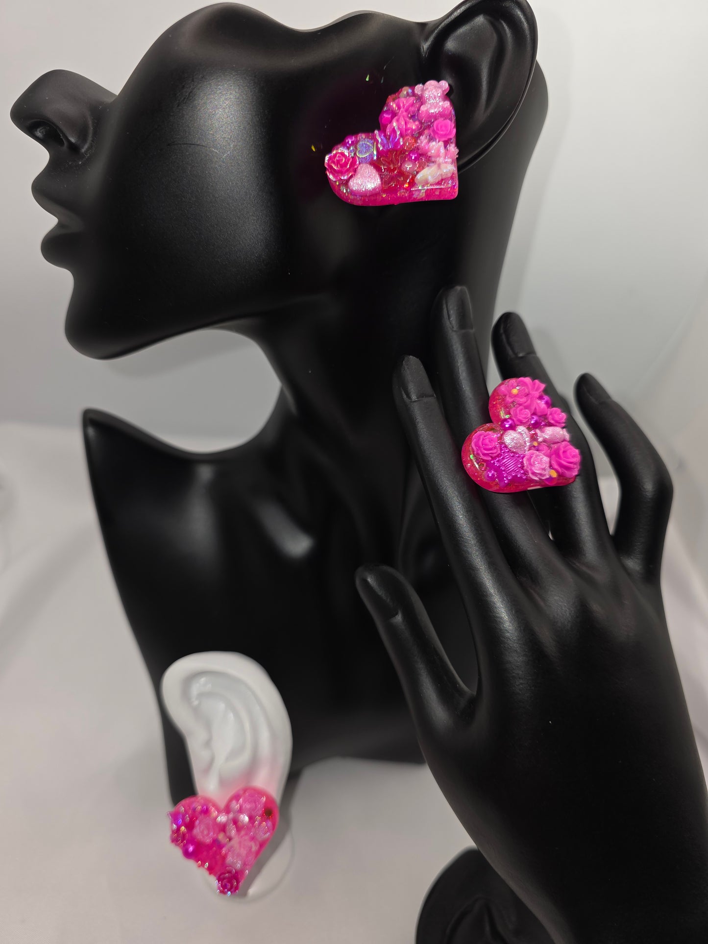 Junk Ring & Stud Earrings - Dripping N Diamonds  | Ring,