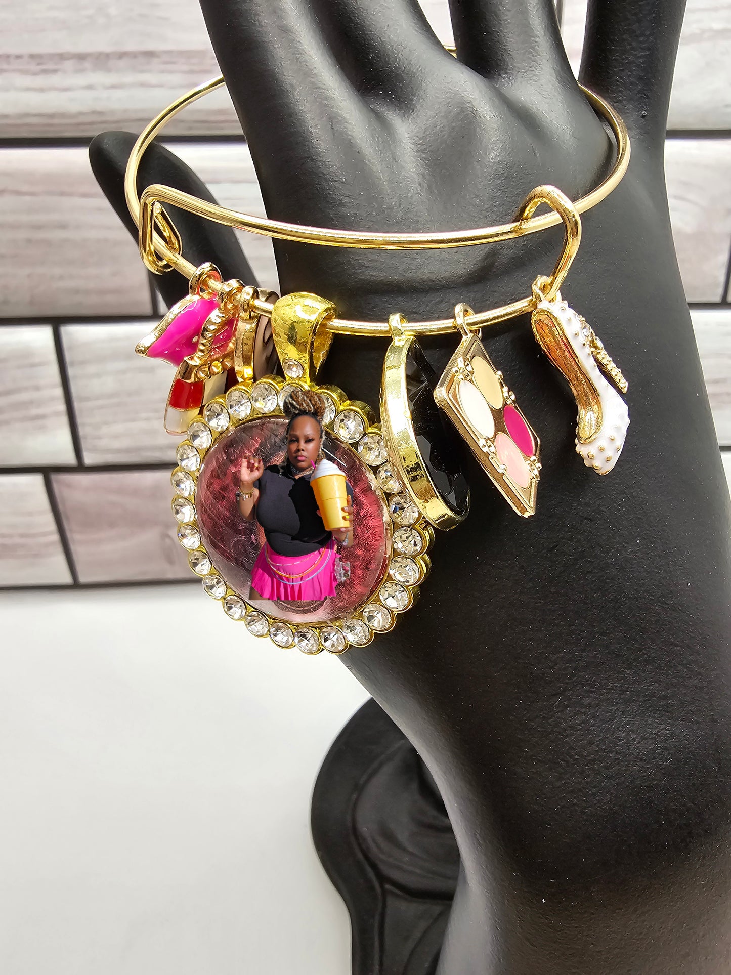 Charm Cuban Link Bracelet/Bangle