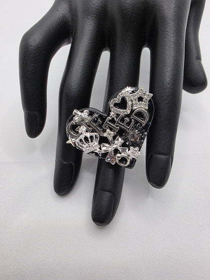 Junk Ring & Stud Earrings - Dripping N Diamonds  | Ring,