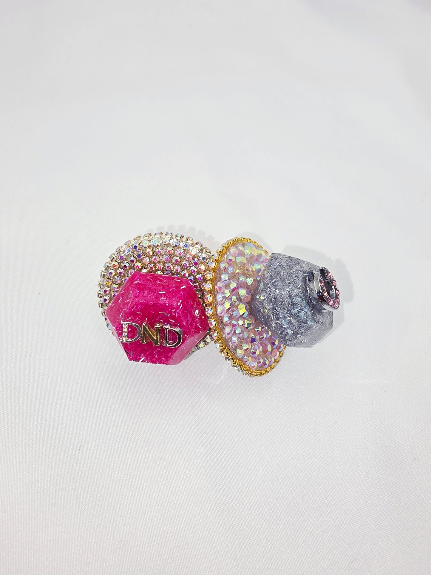 Junk / Resin Accessories - Dripping N Diamonds  | Ring,