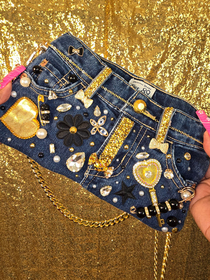 Denim & Diamond Bag