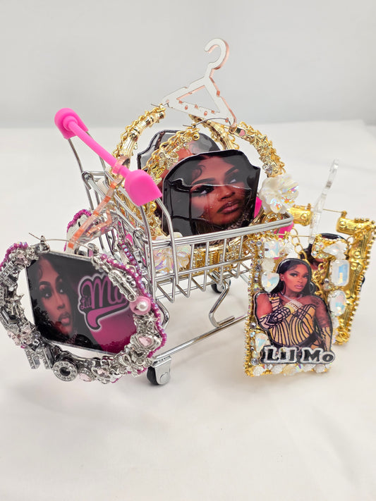 Junk Earrings w/ Picture (as seen on social media) - Dripping N Diamonds  | Earrings,