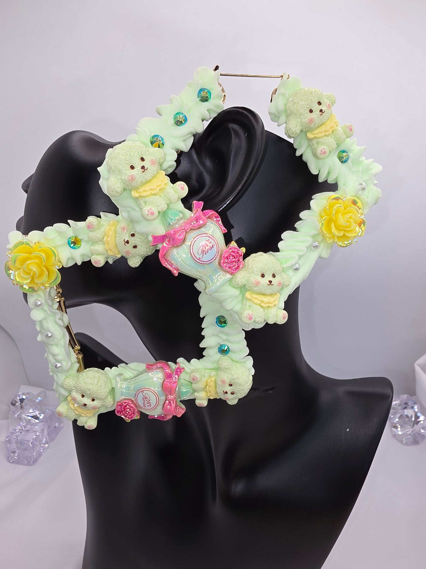 Decoden Dreams Earrings - Dripping N Diamonds  | ,