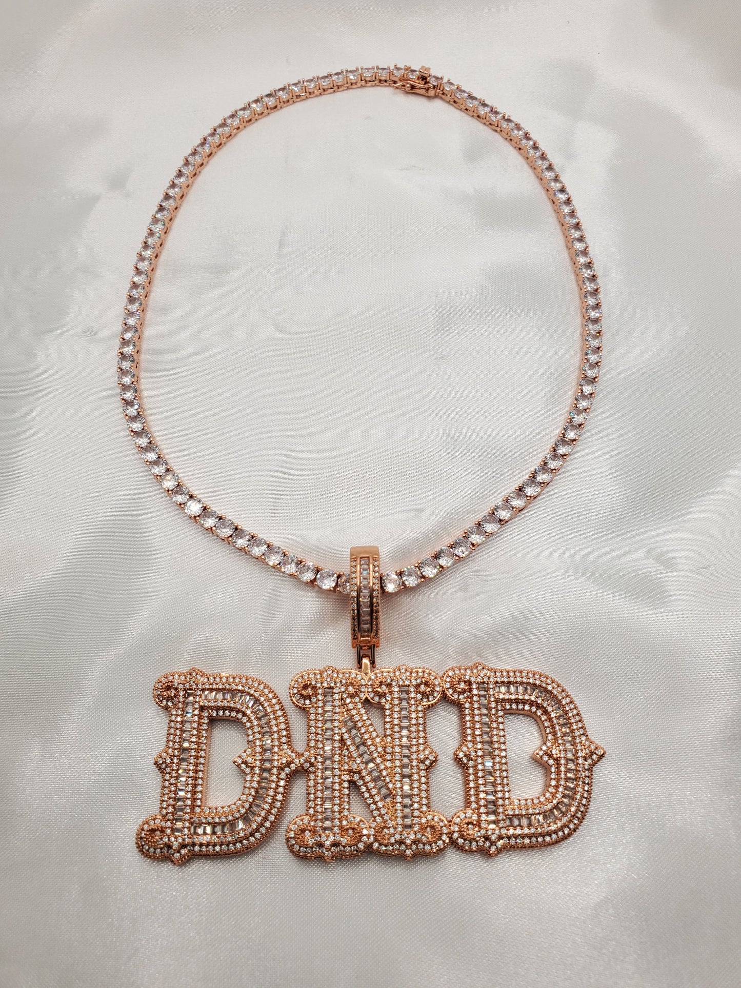 Bling King Custom Necklace - Dripping N Diamonds