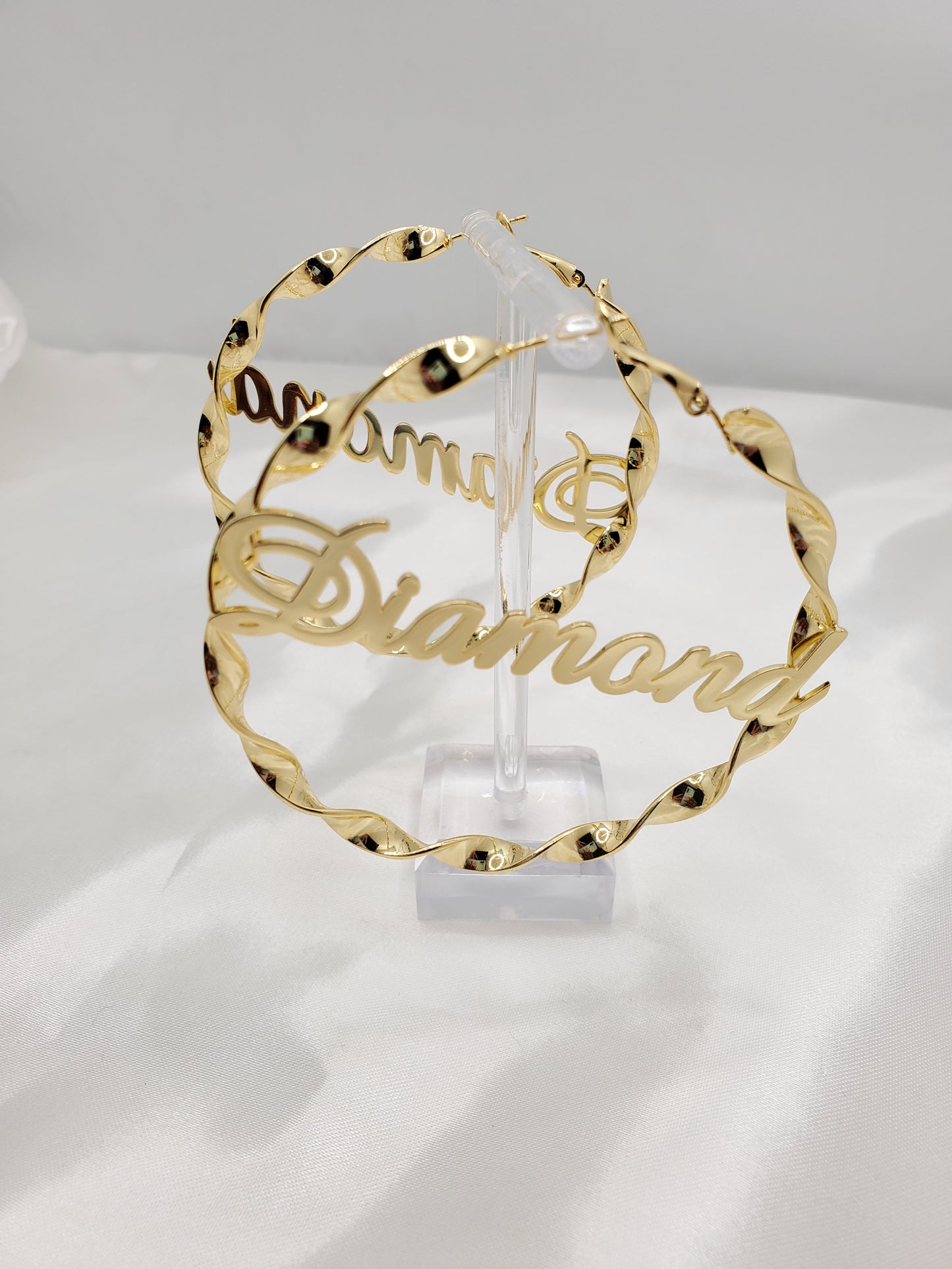 Get It Girl Custom Earrings - Dripping N Diamonds  | Earrings,
