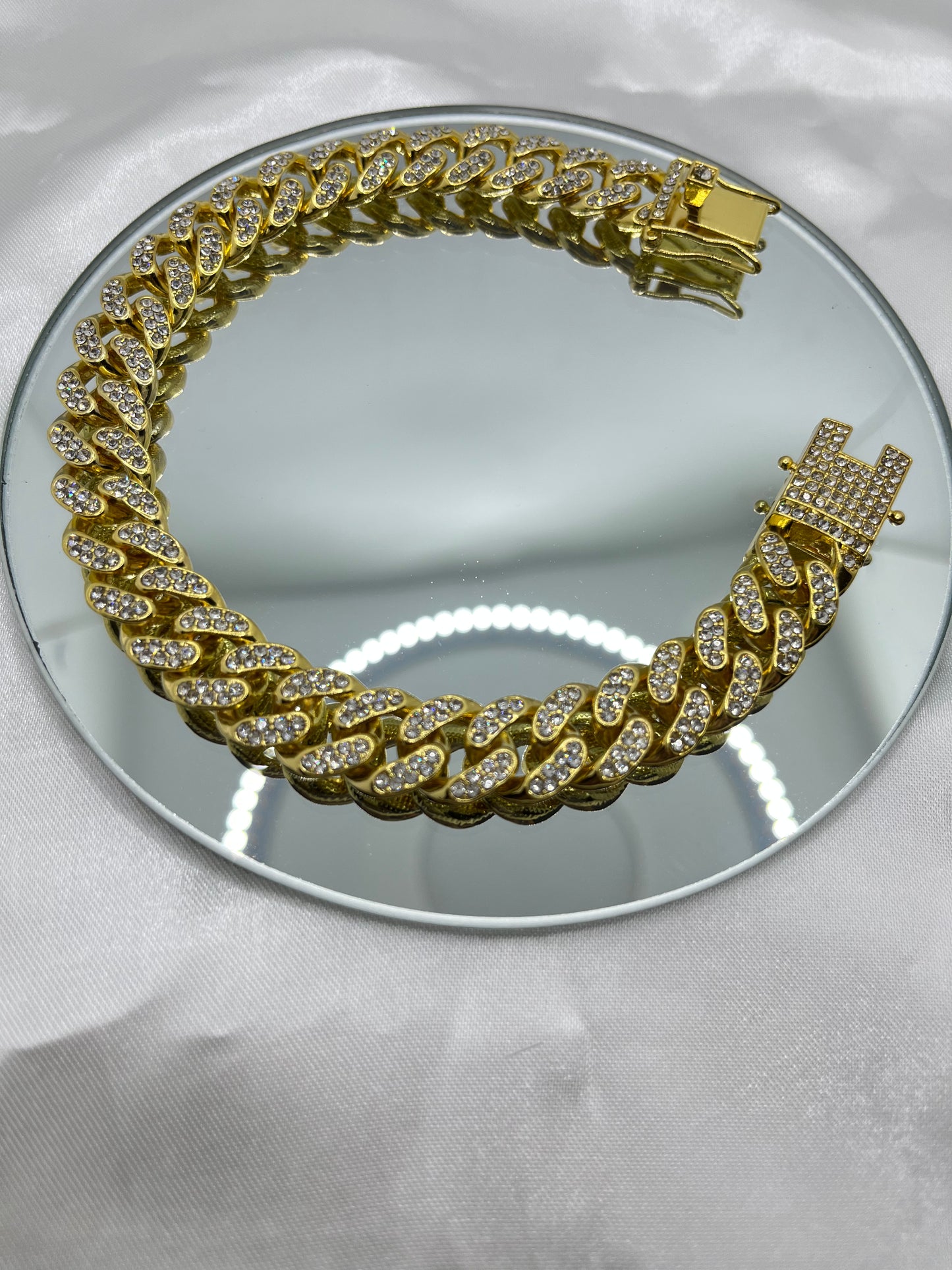 Cuban Link Anklet - Dripping N Diamonds